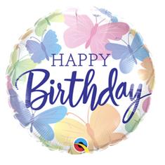 Butterfly Happy Birthday Foil 
