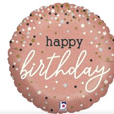 Birthday Confetti Rose Gold