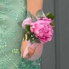 Peony Corsage