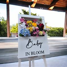 Flower Box Event Sign