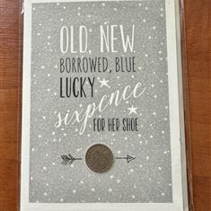 Old, New, Borrowed, Blue Card 