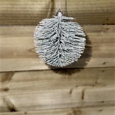 Festive Ball- Tree Decoration - Silver 
