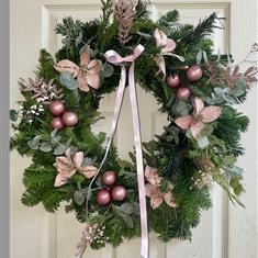 Pink Sparkle Wreath