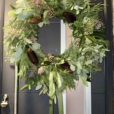Natural Greens Wreath