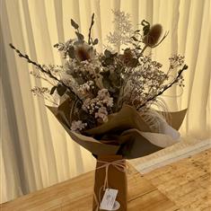Tweadle and White Dried Bouquet 