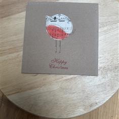 Christmas Robin Card 