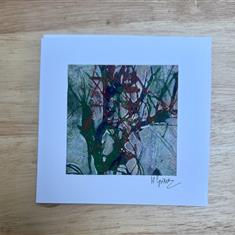 Natural Print Gift Card - Greens and Browns 