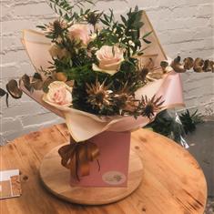 Pink and Gold Bouquet