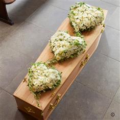 Forever in our Hearts - Casket Heart Arrangement