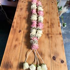 Rose and Gyp Varmala Garland