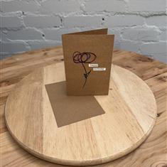 Rustic Happy Birthday Card Style 2