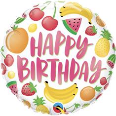 Birthday Fruits Foil Balloon 