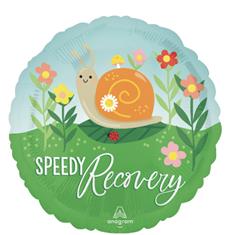 Speedy Recovery Snail Balloon 