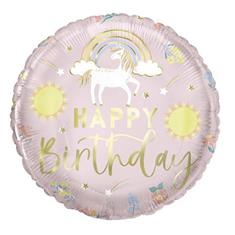Dainty Unicorn Happy Birthday  balloon 