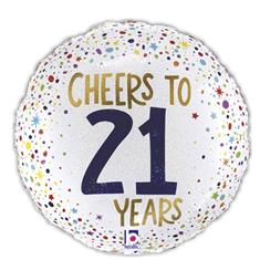 Cheers to 21 years Balloon 