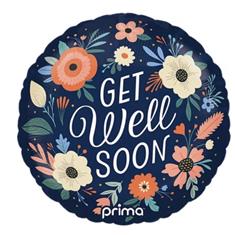 GET WELL SOON FLORAL BALLOON