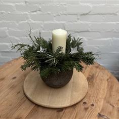 Candle Natural  Centre Piece 