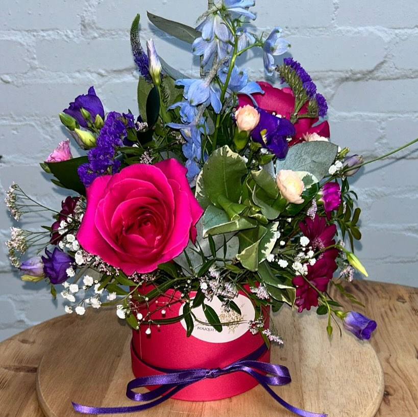 Hat Box Designs luxury hat box flowers