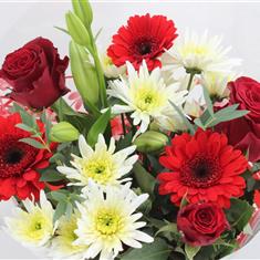 Bouquet Splash Of Red