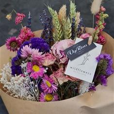Dried Bouquet Pink Med
