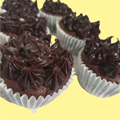 Cupcake orange&amp; chocolate batch Of 6