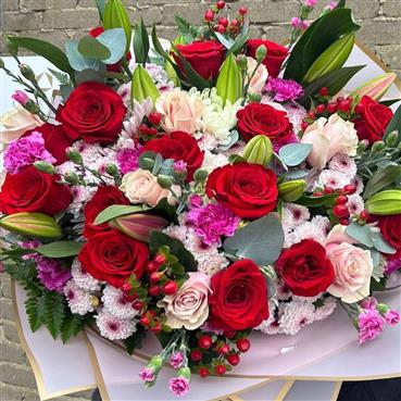 To The One I You Love Flowers romantic bouquet